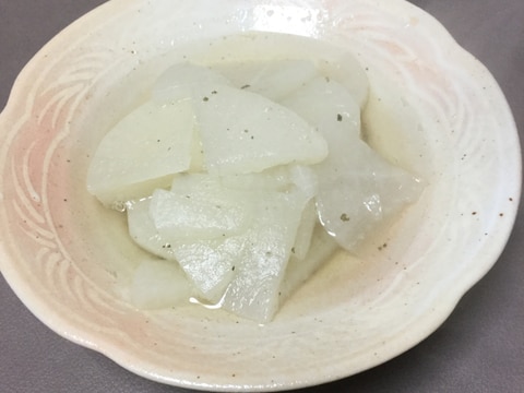 梅昆布茶で大根の煮物 デトックスできるかな？